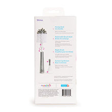 Load image into Gallery viewer, Munchkin Shine Stainless Steel Bottle Brush and Refill Brush Head
