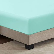 Load image into Gallery viewer, ARTALL Brushed Microfiber Bed Sheet Set 4-Piece 1800 Bedding - King, Aqua
