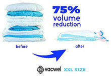 Load image into Gallery viewer, Jumbo XXL Vacuum Storage Bags, 47 x 35 Space Saver Bags for Clothes, King Comforters or a Small Mattress, Thick &amp; Strong XXL Size (5 XXXL bag pack)
