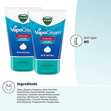 Load image into Gallery viewer, Vicks VapoCream, Soothing and Moisturizing Non-Medicated Vapor Cream, Two 3oz Tubes
