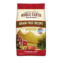 Load image into Gallery viewer, Whole Earth Farms Grain Free Recipe Dry Dog Food, Pork, Beef &amp; Lamb, 4-Pound
