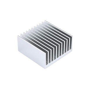4Pcs 40mm Gpu Heatsink Kit 40 x 40 x 20mm /1.57 x 1.57 x 0.79 inch Aluminum Peltier Cooler Heat Sinks Small Cooling Fin for 3D Printers, TEC1-12706 Thermoelectric Cooler, Chipset CPU LED Power A