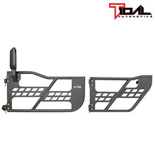 Load image into Gallery viewer, EAG Safari Tubular Door with Side View Mirror Fit for 07-18 Wrangler JK 4 Door Only
