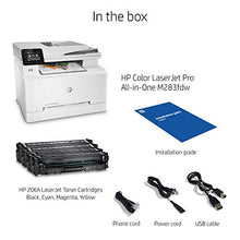 Load image into Gallery viewer, HP Color LaserJet Pro M283fdw Wireless All-in-One Laser Printer, Remote Mobile Print, Scan &amp; Copy, Duplex Printing, Works with Alexa (7KW75A)
