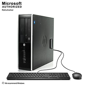 HP Elite Desktop PC Computer Intel Core i5 3.1-GHz, 8 gb Ram, 1 TB Hard Drive, DVDRW, 19 Inch LCD Monitor, Keyboard, Mouse, Wireless WiFi, Windows 10 (Renewed)