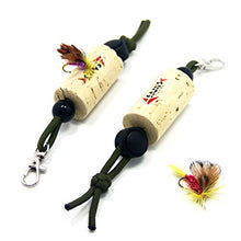 Load image into Gallery viewer, SAMSFX Fishing Fly Drying Patch Rig Keeper Cork Flies Holder Fly Dock for Vest
