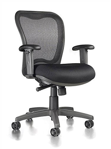 LXO Ergonomic Mid Back Task Chair (Navy)