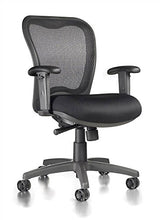 Load image into Gallery viewer, LXO Ergonomic Mid Back Task Chair (Black)
