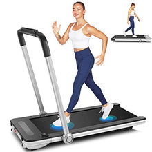 Load image into Gallery viewer, Under Desk Treadmill for Home, 2.25HP Electric Folding Treadmill with Bluetooth Speaker Remote Control &amp; 12 Preset Modes, Walking Jogging Running Exercise Machine for Home Gym,Installation-Free
