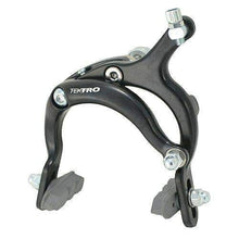 Load image into Gallery viewer, TEKTRO 900A Road Calipers Brake Set Dual Pivot 72-92mm Nutted Mount , Black #MH1745

