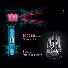 Load image into Gallery viewer, Professional Hair Dryer, Powerful Brushless Motor Blow Dryer for Fast Drying, Ionic Hair Dryer with 3 Heating/3 Speed Settings, Hot and Cold Automatic Cycle, Portable for Home &amp; Travel
