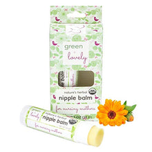 Load image into Gallery viewer, Nature&#39;s Herbal Nipple Balm, Calming Nursing Ointment, Breastfeeding Cream, Certified Organic. Easy Application, 2 x 0.5 oz Sticks. Silky &amp; Calendula Infused.
