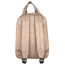 Load image into Gallery viewer, Canvas Mini Backpack for Everyday &amp; Day Pack Rucksack in Solid Color Blocks (Almond)
