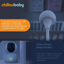 Load image into Gallery viewer, Chillax DM600 Baby Mood Lite - Smart Baby Monitor with HD Camera, Temperature Sensor - Sleep Monitor with Night Light, Soothing Sounds &amp; Lullaby - Wi-Fi Remote Access, App-Compatible Device…
