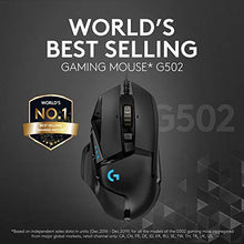 Load image into Gallery viewer, Logitech G502 HERO High Performance Wired Gaming Mouse, HERO 25K Sensor, 25,600 DPI, RGB, Adjustable Weights, 11 Programmable Buttons, On-Board Memory, PC / Mac
