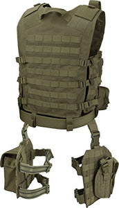 Barska BI12330 Loaded Gear VX-100 Tactical Vest & Leg Platforms (OD Green)
