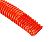 Load image into Gallery viewer, (1/2&quot; Dia. x 100 ft, Orange) HydroMaxx Flexible Polyethylene Corrugated (PE) Split Tubing (Wire Loom)
