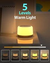 Load image into Gallery viewer, Anescra White Noise Machine with Rechargeable Battery Night Light for Baby Adults Kids, Portable Sleep Sound Machine for Home, Office, Travel
