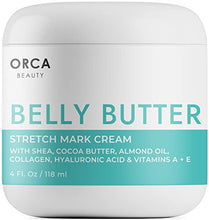 Load image into Gallery viewer, Belly Butter For Pregnancy Belly Cream - Stretch Mark Remover Body Butter For Women - Anti Stretch Mark Cream For Pregnancy - Firming Moisturizing Stretch Mark Cream Remover With Shea And Cocoa Butter
