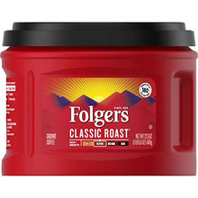 Load image into Gallery viewer, Folgers Classic Roast Medium Roast Ground Coffee, 22.6 Ounces (Pack of 3)
