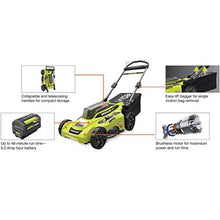 Load image into Gallery viewer, RYOBI Lawn Mower 20 in. 40-Volt Lithium-Ion Brushless Cordless Walk Behind

