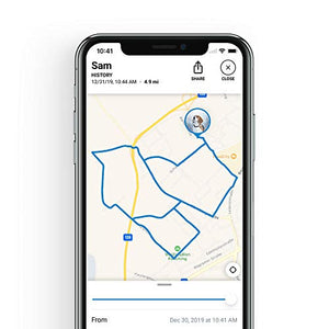 Tractive Waterproof GPS Dog Tracker - Location & Activity, Unlimited Range & Works with Any Collar (Beige - Newest Model)