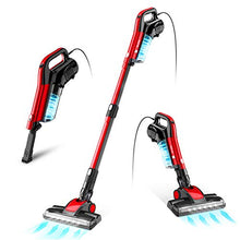 Load image into Gallery viewer, GeeMo Vacuum Cleaner, 4 in 1 Stick Vacuum 17Kpa Powerful Suction, with LED Electric Brush 1.2L High-Capacity Quiet Vacuum, with HEPA Quadruple Filter for Deep Clean Pet Hair Carpet Hard Floor - H595

