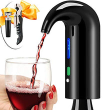 Load image into Gallery viewer, Wine Aerator Electric Wine Decanter Best Sellers One Touch Red -White Wine Accessories Aeration Work with Wine Opener for Beginner Enthusiast - Spout Pourer - wine preserver
