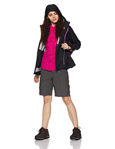 Columbia Women's EvaPOURation Jacket, Waterproof & Breathable,Black,Medium