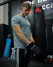 Load image into Gallery viewer, frueo Men’s 3 Pack Traning T-Shirt Dry Fit Workout Athletic Tee,520,Black Gray White,XL
