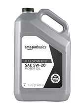 Load image into Gallery viewer, Amazon Basics Full Synthetic Motor Oil, SN Plus, 5W-20, 5 Quart
