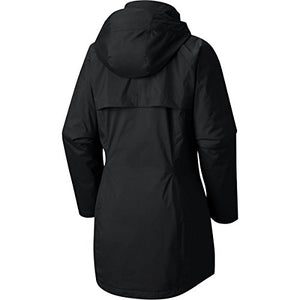 Columbia Women's Lookout Crest Jacket, Waterproof and Breathable, Black, X-Small