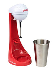 Load image into Gallery viewer, Nostalgia Two-Speed Electric Coca-Cola Limited Edition Milkshake Maker and Drink Mixer, Includes 16-Ounce Stainless Steel Mixing Cup &amp; Rod-Red, 16 oz
