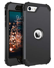 Load image into Gallery viewer, BENTOBEN iPhone SE Case,Phone Case iPhone SE 2020,Heavy Duty 3 in 1 Full Body Rugged Shockproof Hybrid Hard PC Soft Rubber Bumper Drop Protective Girls Women Boy Men Covers for iPhone SE2,Purple/Mint
