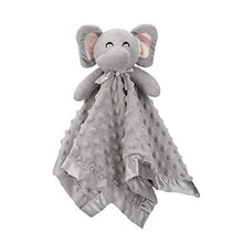 Load image into Gallery viewer, Pro Goleem Elephant Security Blanket Soft Baby Lovey Unisex Lovie Baby Gifts for Newborn Boys and Girls Baby Snuggle Toy Baby Elephant Stuffed Animal Grey 16 Inch
