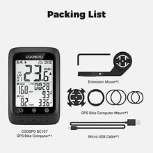 Load image into Gallery viewer, CooSpo Bundle Promotion:COOSPO Cycling GPS Computer Bike Speedometer Wireless Bike Computer Bicycle Odometer BC107 Heart Rate Monitor Armband Optical Heart Rate Sensor Bluetooth ANT+ Armband
