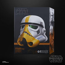 Load image into Gallery viewer, STAR WARS The Black Series The Mandalorian Artillery Stormtrooper Premium Electronic Helmet, Roleplay Collectible, Ages 14 and Up
