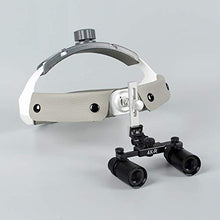 Load image into Gallery viewer, Rong-- Binocular Loupes 4× Optical Glasses Dental Magnifying Glass Surgical Medical Headband Magnifier with LED Headlight Lamp

