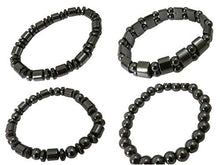 Load image into Gallery viewer, Acupress 4pcs/Set Hematite Powerful Magnetic Therapy Bracelets
