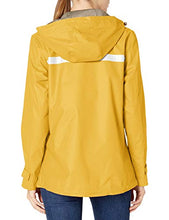 Load image into Gallery viewer, Charles River Apparel womens New Englander Wind &amp; Waterproof Rain Jacket, Buttercup Reflective, M
