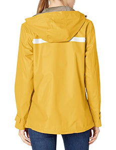Charles River Apparel womens New Englander Wind & Waterproof Rain Jacket, Buttercup Reflective, M