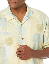 Load image into Gallery viewer, Havana Breeze Men's Hawaiian Shirt Relaxed-Fit Short-Sleeve Shirt Printed 100% Silk Camp Shirt with Pocket,M
