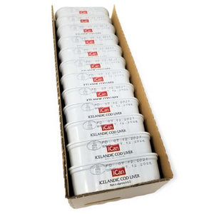 Ican Icelandic Wild Cod Liver 4.06oz/115g Pack of 3