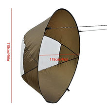 Load image into Gallery viewer, Kayak Wind Sail, 46 Inches Kayak Wind Sail Folding Kayak Paddle Board Accessories, Easy Setup and Install Quickly, Suitable for Canoes, Inflatables, Boats, Yachts
