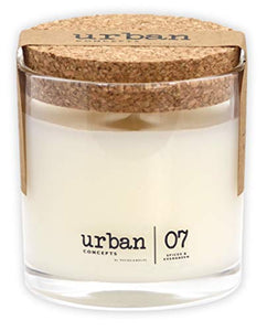 Urban Concepts by DECOCANDLES | Cozy - Mélange of Spices & Evergreen - Highly Scented Candle - Long Lasting - Hand Poured in The USA - Signature Scent for The Bohemian Hotel Asheville, NC - 6.7 Oz.