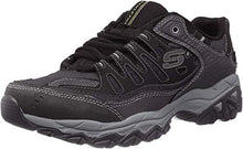 Load image into Gallery viewer, Skechers Afterburn M. Fit Black 10.5
