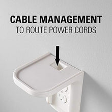 Load image into Gallery viewer, Sanus Outlet Shelf - Holds Any Device Up To 10lbs &amp; Installs In Seconds - Includes Standard &amp; Decora Style Outlet Covers &amp; Integrated Cable Management Channel - Works For Sonos &amp; Smart Home Speakers
