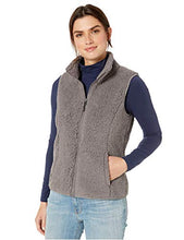 Load image into Gallery viewer, Amazon Essentials Women&#39;s Polar Fleece Lined Sherpa Vest, Medium Grey, Small
