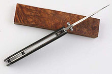 Load image into Gallery viewer, Ideale Outdoor Quality D2 Stainless Steel Folding Blade Knife Fishing Pocket Knife G10 Handle Black Knife Portable Survival Camping Tactical Clip Knife Collection EDC Tools with Gift Box New
