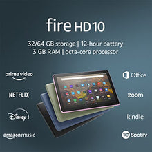 Load image into Gallery viewer, Fire HD 10 tablet, 10.1", 1080p Full HD, 64 GB, latest model (2021 release), Black
